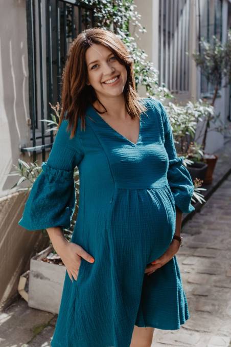 Robe de grossesse et d'allaitement Lisbonne Taille L